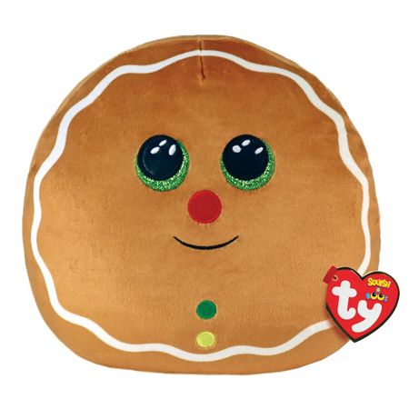 Игрушка-сквиш TY Джинжер Имбирный пряник 35 см