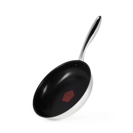 Сковорода для жарки Fissman Force с антипригарным покрытием, нержавеющая сталь 24x5 см