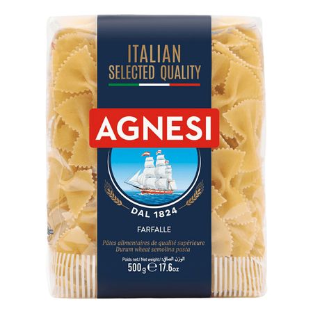 Макаронные изделия Agnesi Бабочки 500 г