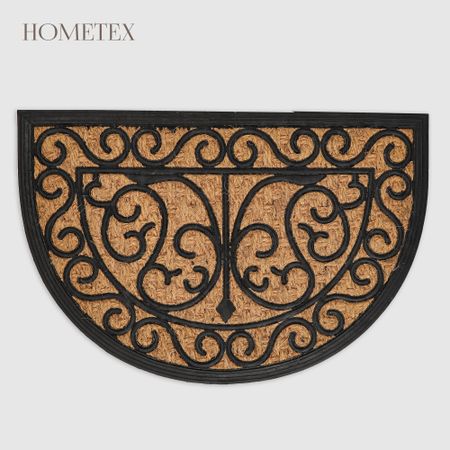 Коврик придверный Hometex кокосовое волокно-резина 40х60 см
