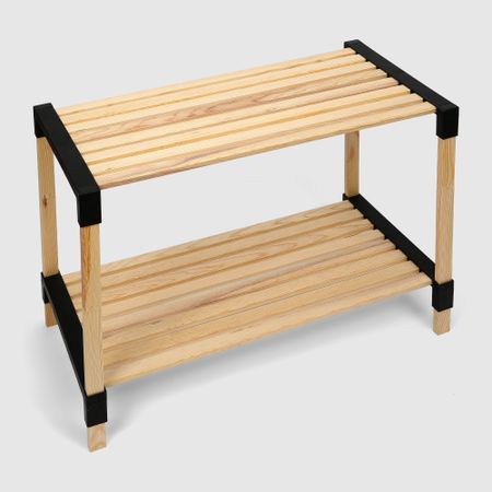 Стеллаж для хранения Fixwood Fix-2006-2 чёрный 61х34х46 см