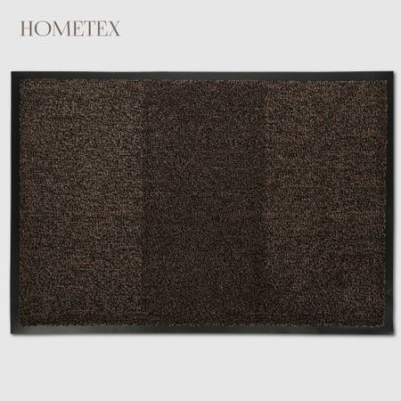 Коврик грязесборный Hometex 60x90 см fiesta br/bl