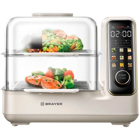 Пароварка BRAYER BR2860 bseed сенсорные переключатели zigbee 1 2 3 gang