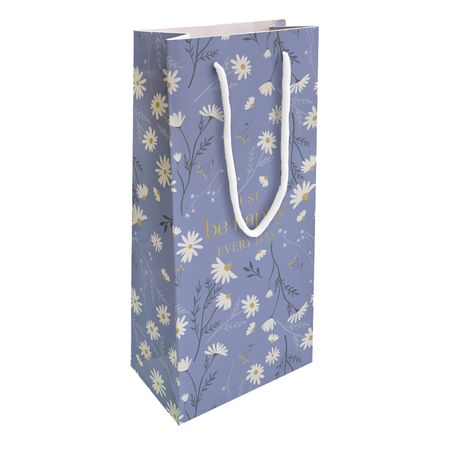 Пакет подарочный Be Smart Fleurs ромашки 15х32 см