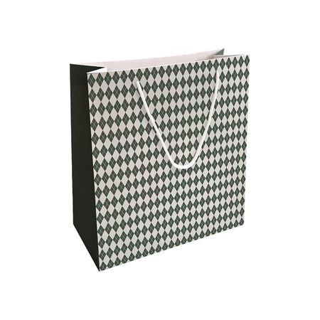 Пакет подарочный Be Smart Cage зелёный 25х32 см