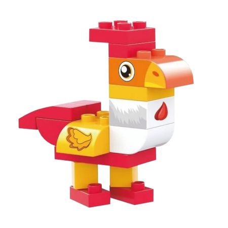 Конструктор с крупными блоками Funky Toys Петух 15 деталей