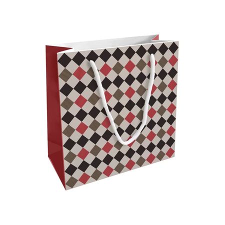 Пакет подарочный Be Smart Cage красный 25х32 см