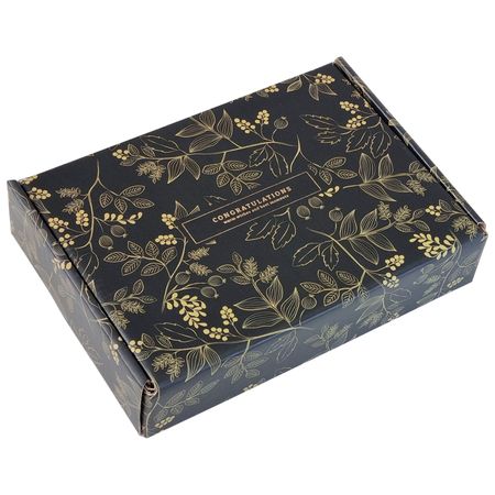 Коробка подарочная Be Smart June чёрный 16х22х5 см бумажная подарочная коробка для украшений