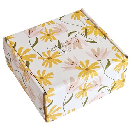 Коробка подарочная Be Smart April цветы 20х20х10 см