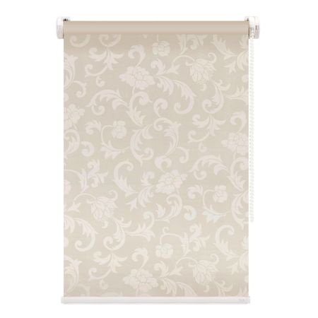 Рулонная штора FixLine Amigo Bloom бежевая 70х160 см