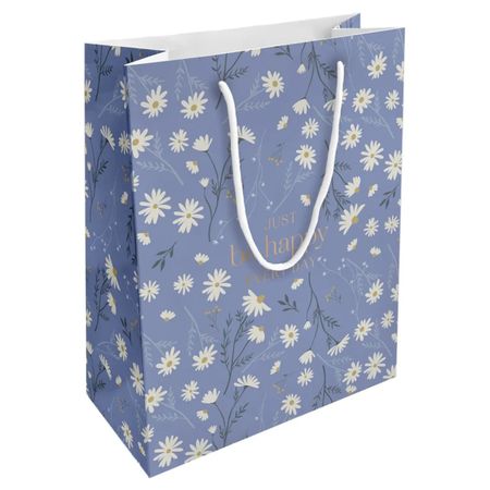 Пакет подарочный Be Smart Fleurs ромашки 32х49 см