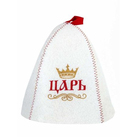 Шапка банная ГлавБаня с вышивкой 