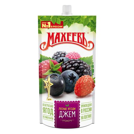 Джем Махеевъ лесные ягоды с дозатором 300 г джем махеевъ клубника 400 г