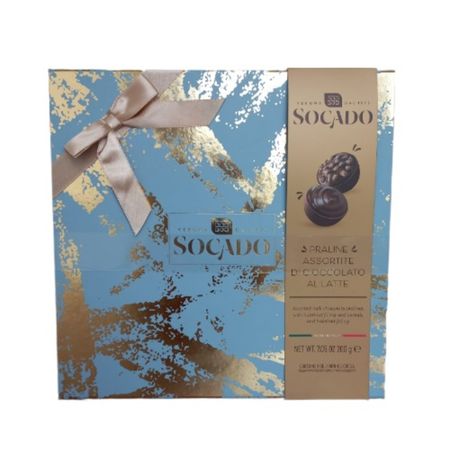 Набор шоколадных конфет Socado пралине graffity 200 г металлические коробочки для конфет