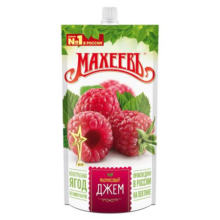 Джем Махеевъ малиновый с дозатором 300 г джем махеевъ клубника 400 г