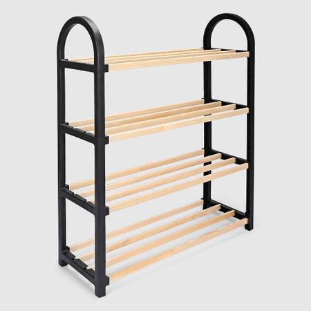 Этажерка для обуви Fixwood Fix-2040 чёрная 51х19х65 см модуль оси z cronos 2020 2040 для лазерного гравера