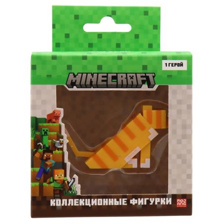 Коллекционный топпер Minecraft, Кот, 1 шт. в коробке с окном, MC2012C