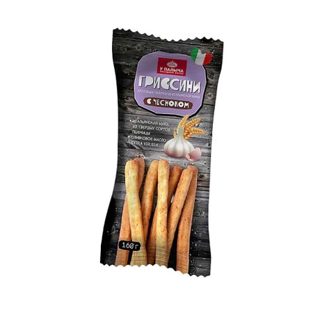 Гриссини У Палыча с чесноком 0,16 кг