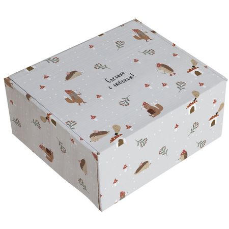 Коробка подарочная Be Smart Dreamland серый 23х26х12 см