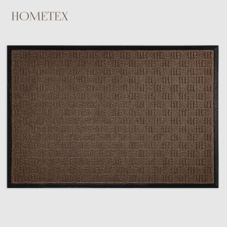 Коврик Hometex коричневый узор квадрат 80х120 см коврики в багажник автомобиля для toyota crown crossover s235 2023 2024 2025 водонепроницаемая защита ковров коврик для хранения багажа аксессуары