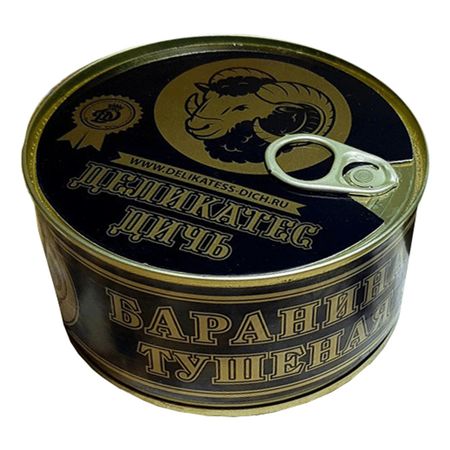 Баранина тушеная Деликатес дичь в собственном соку 325 г перец индана молотый 50 г