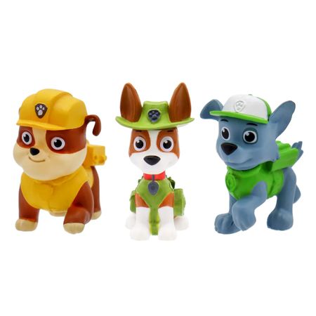 Фигурка Щенячий патруль, Крепыш, Трекер и Рокки, PAW2020C формочки для печенья щенячий патруль 8 шт takara tomy