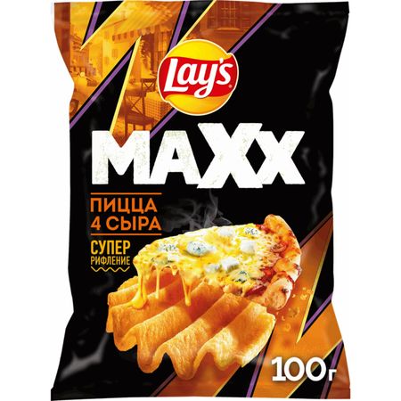 Чипсы Lays махх пицца 4 сыра 100 г чипсы картофельные lay s сыр 70 г