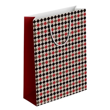 Пакет подарочный Be Smart Cage красный 32х49 см