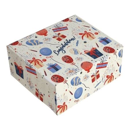 Коробка подарочная Be Smart Bang белый 23х26х12 см