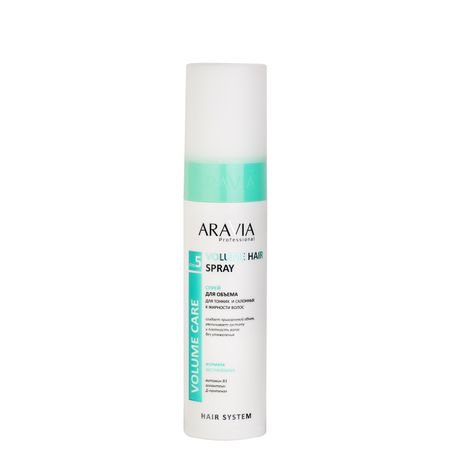 Спрей для объема Aravia Professional volume hair spray 250 мл витамин д3 будь здоров спрей внутрен 2000 ме 30 мл