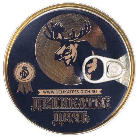 Мясо лося Деликатес дичь тушеное, 325 г еда premier свежее мясо индейки для щенков 1 кг