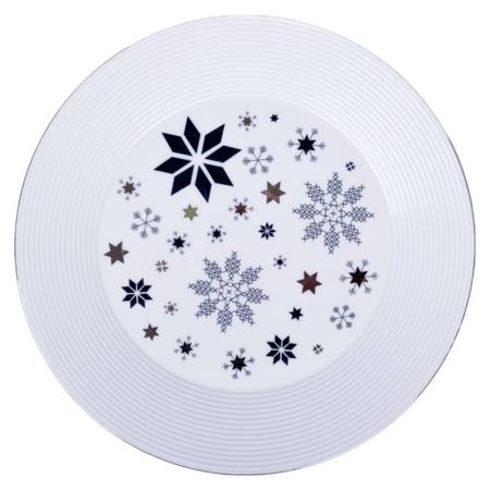 Тарелка Thun 1794 Lea новогодний синий, 27 см