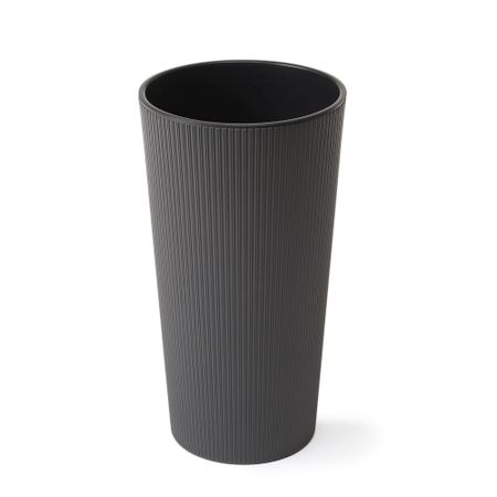 Классическое кашпо Lamela SP.ZO.O. Lilia Jumper с вкладышем графитовое 25х47 см классическое кашпо lamela sp zo o lilia с вкладышем серое 19х36 4 см