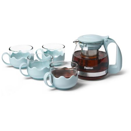 Набор чайный Fissman стекло, 5 предметов 6483