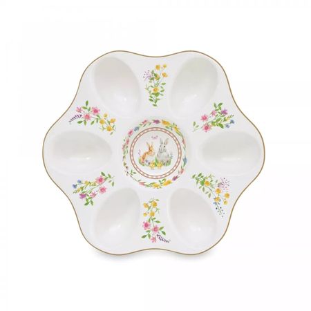 Блюдо Easy life Happy Easter для яиц, 6 отделений, 21 см для автомобильного ключа из тпу для chery fora elara a5 a1 ego tengo a3 cielo t11 m11 a13 e5 tiggo e5 fulwin cowin easter 3 5 chance