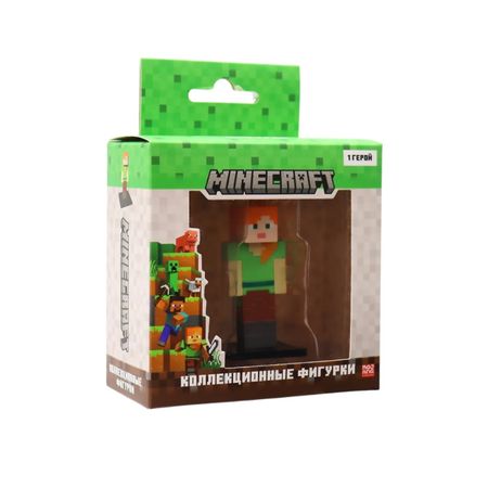 Коллекционный топпер Minecraft, Алекс, 1 шт. в коробке с окном, MC2012F