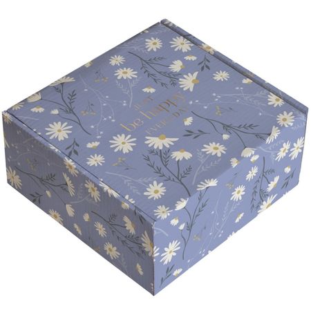 Коробка подарочная Be Smart Fleurs ромашки 20х20х10 см