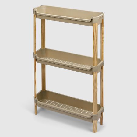 Этажерка для хранения Fixwood Fix-2064-3 узкая бежевая