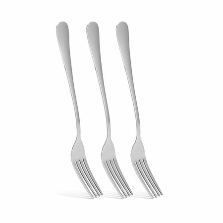 Набор столовых вилок Fissman Flavia нержавеющая сталь, 3 шт, 20 см