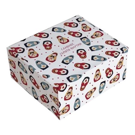 Коробка подарочная Be Smart Folk матрёшки 23х26х12 см