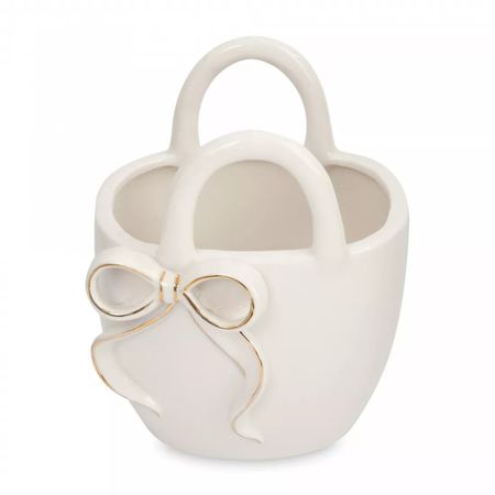 Ваза для цветов Anna Lafarg 16 см сумка с бантом