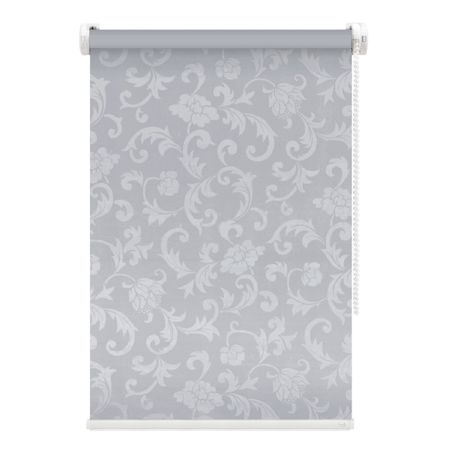 Рулонная штора FixLine Amigo Bloom серая 50х160 см