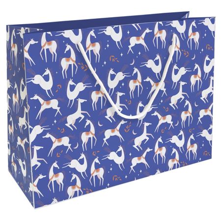 Пакет подарочный Be Smart Spirit, синий, 36х26 см
