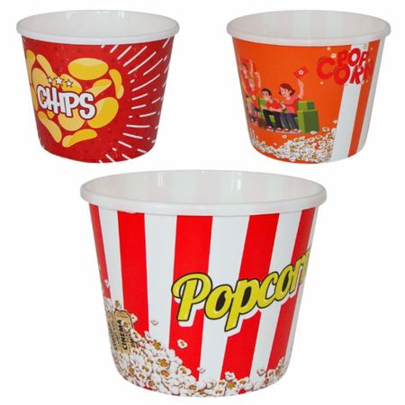 Ведерко Akay для попкорна круглое, в ассортименте