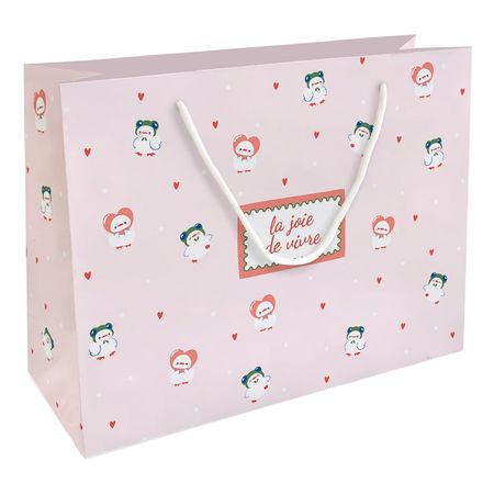 Пакет подарочный Be Smart Love розовый 36х26 см пакет вакуумный you ll love 80х100х34см трехмерный с клапаном