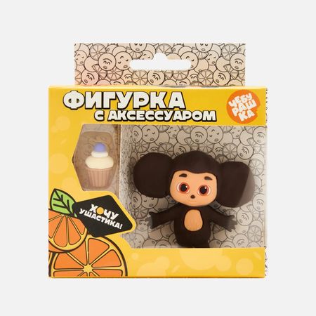 Фигурка-тянучка Funky Toys Чебурашка с черничным маффином 6 см