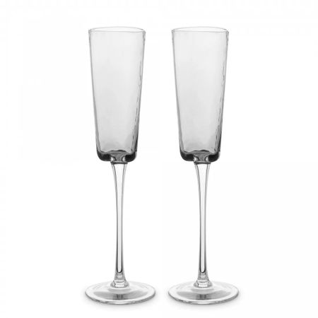 Набор бокалов Anna Lafarg Nocturne для шампанского, 2 шт 160 мл, стекло, серый, ANLAF-SJ-S2-3