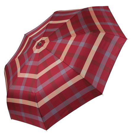 Зонт женcкий Fabretti автоматический 3 сложения Клетка UFQ0024-4 женский автоматический зонт с голубой звездой и котом