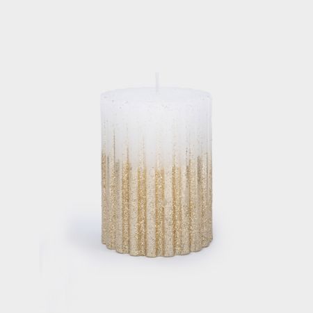 Свеча цилиндрическая Anna Lafarg column 7х10 см шампань ложек десертных anna lafarg лошадь 2 шт 15 см шампань