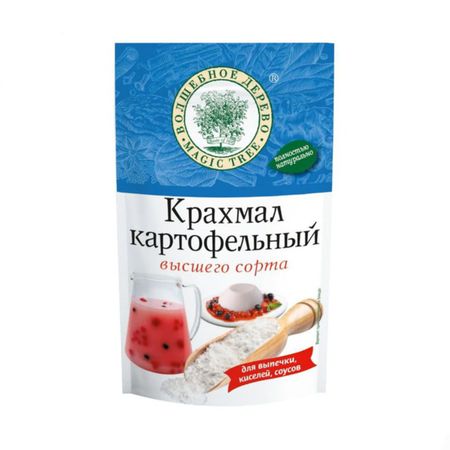 Крахмал картофельный Волшебное дерево дой-пак 200 г крахмал chirton 300мл аэрозоль